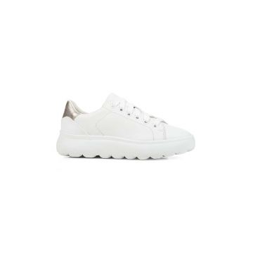 Geox sneakers din piele Spherica Ec 4.1 culoarea alb, D35TCB 085Y2 C0232