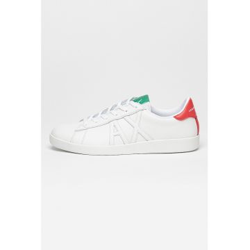 Pantofi sport cu insertii de piele