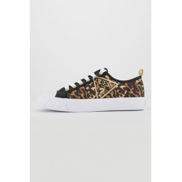 Tenisi low-cut cu animal print