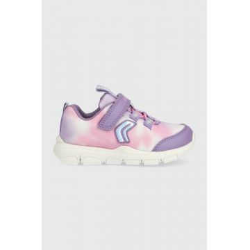 Geox sneakers pentru copii culoarea violet