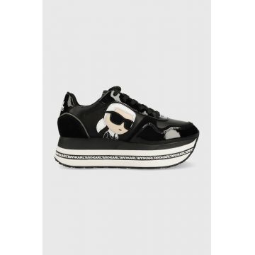 Karl Lagerfeld sneakers VELOCITA MAX culoarea negru, KL64930N