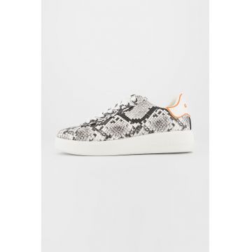 Pantofi sport cu imprimeu piele de reptila