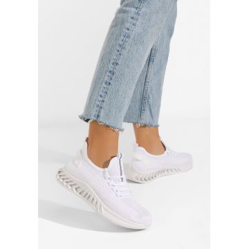 Pantofi sport dama Yona albi