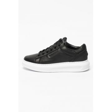 Pantofi sport low-top de piele Kapri - Negru