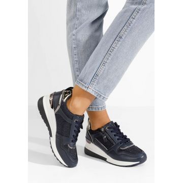 Sneakers cu platforma Rafina V2 navy