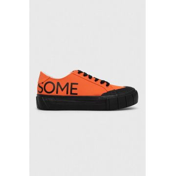 Desigual sneakers culoarea portocaliu, 23SSKY01.7000