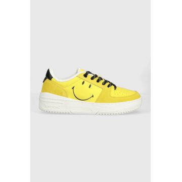 Desigual sneakers SMILEY culoarea galben, 23SSKA49.8018