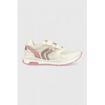 Geox sneakers pentru copii culoarea bej