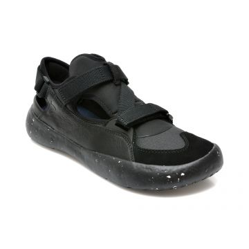 Pantofi sport CAMPER negre, K100801, din material textil si piele naturala