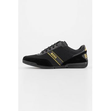 Pantofi sport cu logo contrastant Saturn