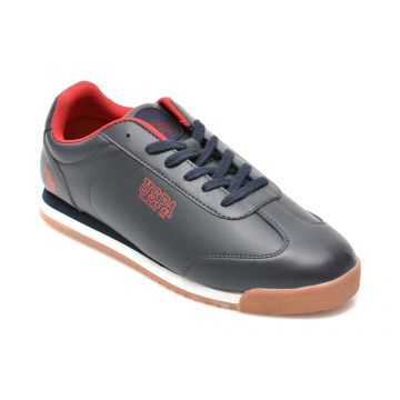 Pantofi sport US POLO ASSN bleumarin, DEEP, din piele ecologica