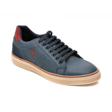 Pantofi sport US POLO ASSN bleumarin, ELDORADO, din piele ecologica