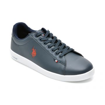 Pantofi sport US POLO ASSN bleumarin, FRANCO, din piele ecologica