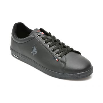 Pantofi sport US POLO ASSN negri, FRANCO, din piele ecologica