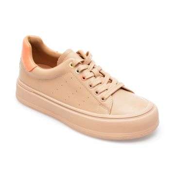 Pantofi sport GRYXX nude, 1025635, din piele naturala