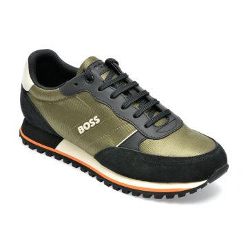 Pantofi sport HUGO BOSS kaki, 152, din material textil