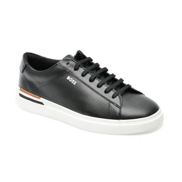 Pantofi sport HUGO BOSS negri, 517, din piele ecologica