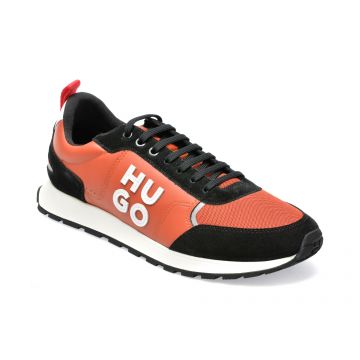 Pantofi sport HUGO BOSS portocalii, 303, din piele ecologica