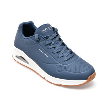 Pantofi sport SKECHERS bleumarin, UNO, din piele ecologica