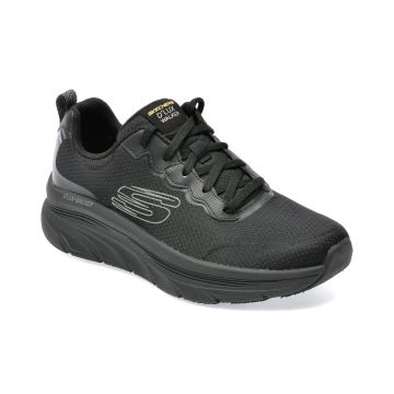 Pantofi sport SKECHERS negri, D LUX WALKER , din material textil