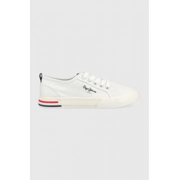 Pepe Jeans sneakers pentru copii BReady Basic culoarea alb