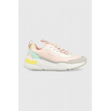 Pepe Jeans sneakers pentru copii culoarea roz