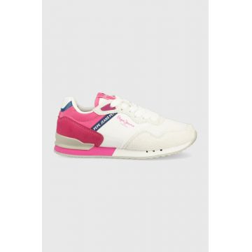 Pepe Jeans sneakers pentru copii London Basic culoarea violet