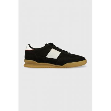 PS Paul Smith sneakers din piele intoarsă Dover culoarea negru