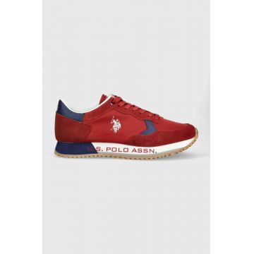 U.S. Polo Assn. sneakers CLEEF culoarea rosu