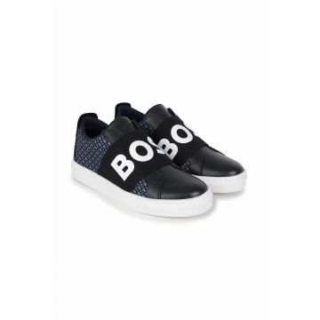 BOSS sneakers pentru copii culoarea albastru marin