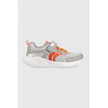 Geox sneakers pentru copii culoarea gri