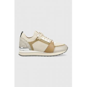 MICHAEL Michael Kors sneakers Billie culoarea bej, 43S3BIFS3D