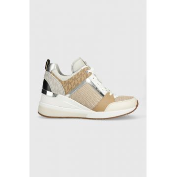 MICHAEL Michael Kors sneakers Georgie culoarea bej, 43S3GEFS1D