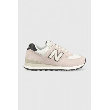New Balance sneakers WL574PB culoarea roz