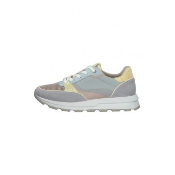Pantofi sport low-cut cu insertie de plasa