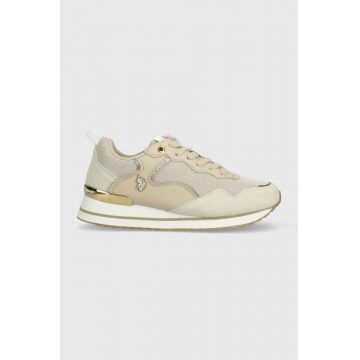 U.S. Polo Assn. sneakers LAYLA culoarea bej, LAYLA001D