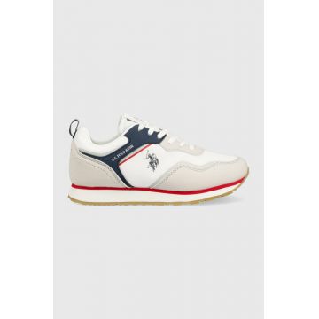 U.S. Polo Assn. sneakers pentru copii culoarea alb