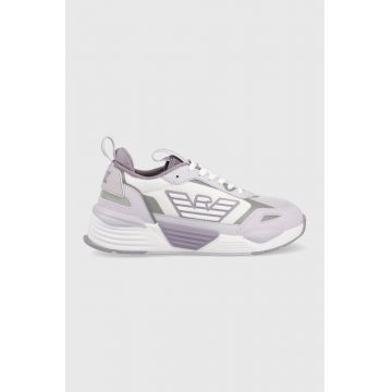 EA7 Emporio Armani sneakers culoarea violet, X8X070 XK165 S318