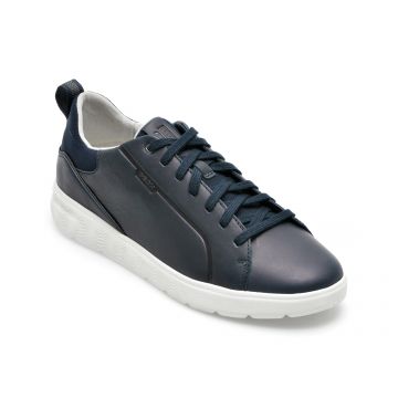 Pantofi sport GEOX bleumarin, U25E7B, din piele naturala