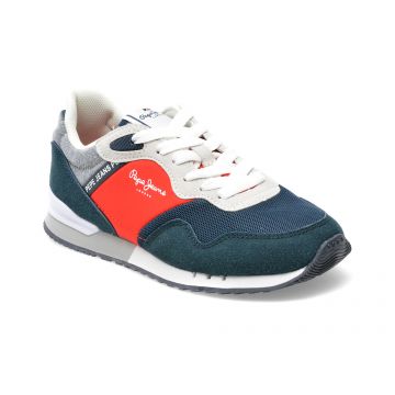 Pantofi sport PEPE JEANS bleumarin, BS30552, din material textil