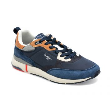 Pantofi sport PEPE JEANS bleumarin, MS30938, din material textil