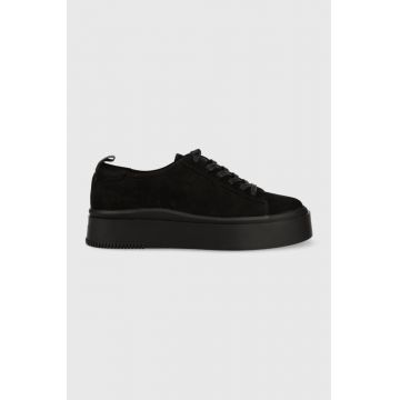 Vagabond sneakers din piele intoarsă STACY culoarea negru, 5522.050.92