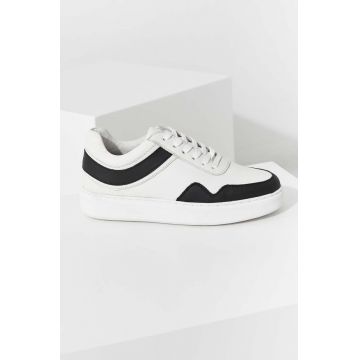 Answear Lab sneakers din piele x colecția limitată SISTERHOOD culoarea negru