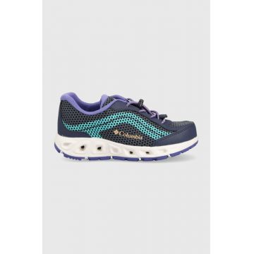 Columbia sneakers pentru copii Youth Drainmaker IV culoarea albastru marin