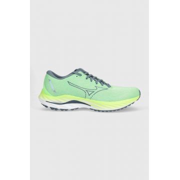 Mizuno pantofi de alergat Wave Inspire 19 culoarea verde