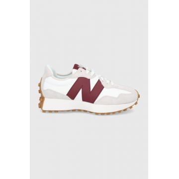 New Balance sneakers WS327KA 327 culoarea alb, cu toc plat WS327KA