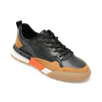 Pantofi sport GRYXX negri, 1242, din piele naturala