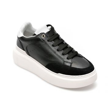 Pantofi sport GRYXX negri, 832K53, din piele naturala