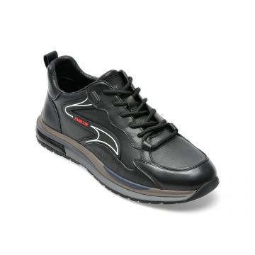 Pantofi sport GRYXX negri, X600026, din piele naturala