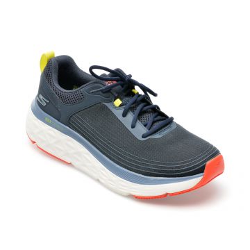 Pantofi sport SKECHERS bleumarin, MAX CUSHIONING DELTA, din material textil